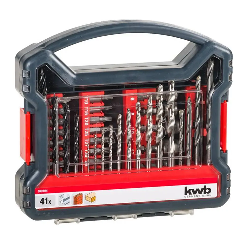Puntas Y Brocas P/ Atornillar Taladrar 41 Pcs Kwb 3