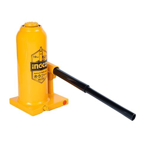Gata Hidraulica Tipo Botella 10 Toneladas Ingco