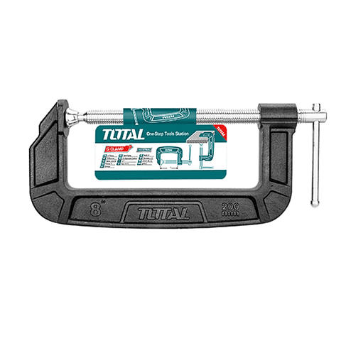 Prensa Tipo C 8 Pulgadas (200mm) Total Tht13186