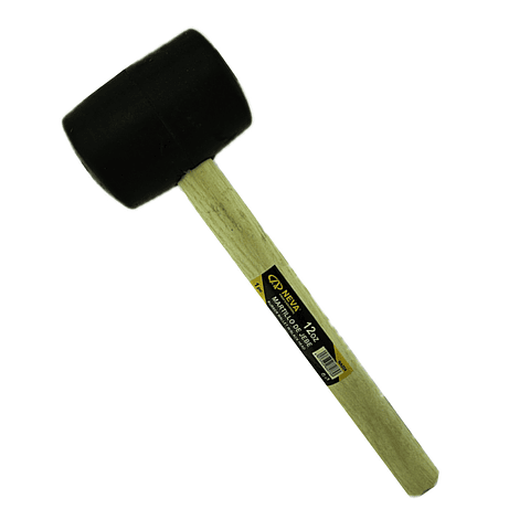 Combo Martillo Mazo Maceta De Goma 12oz Neva Na224