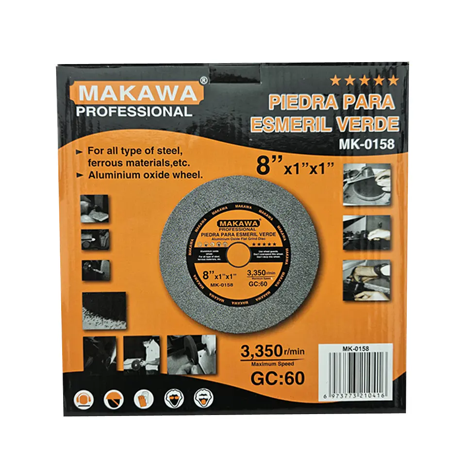 Piedra Para Esmeril De Banco 8 Pulgadas Makawa Mk0158 2