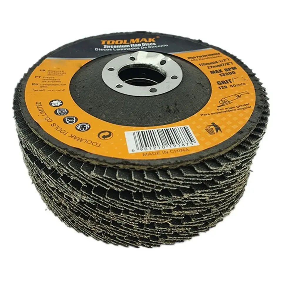 Pack 5 Disco Lijas Pulir Traslapado Laminados Metal Toolmak 1