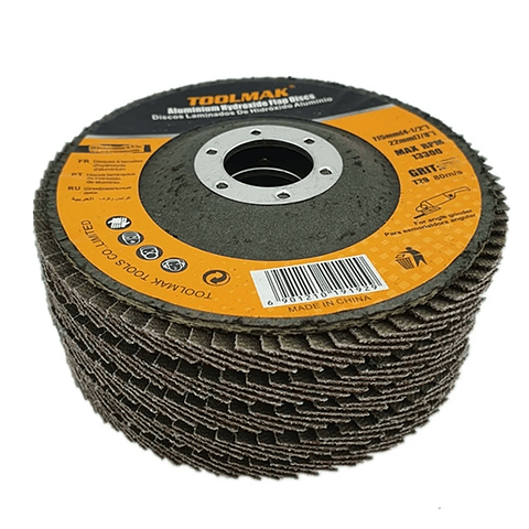 Pack 5 Disco Lijas Pulir Traslapado Laminados Madera Toolmak