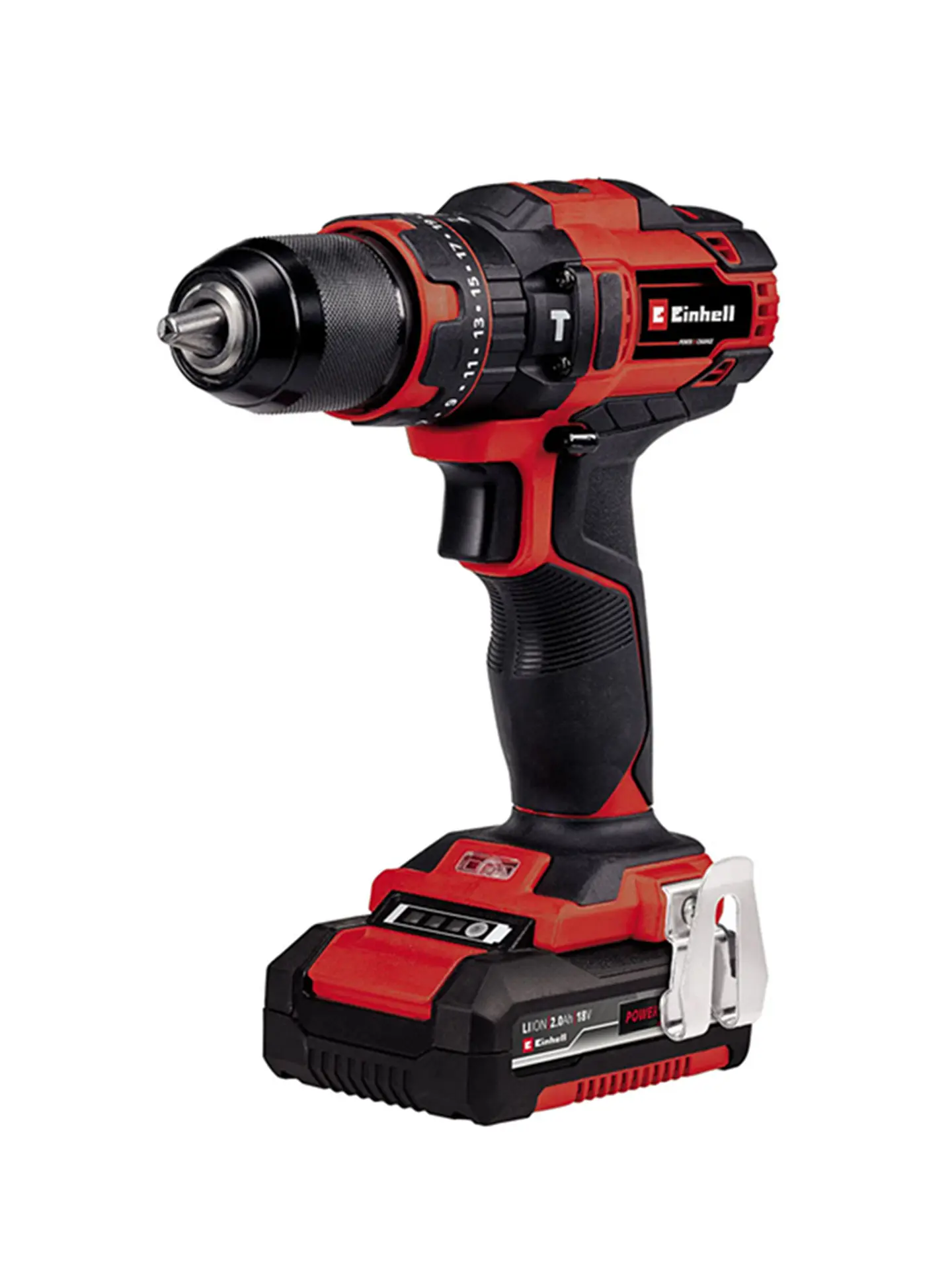 Taladro Atornillador Percutor 13mm 2 Baterias 18v + 64 Accesorios Einhell 3