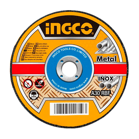 Disco De Corte P/ Metal Acero Inoxidable 115mm 25 Und Ingco