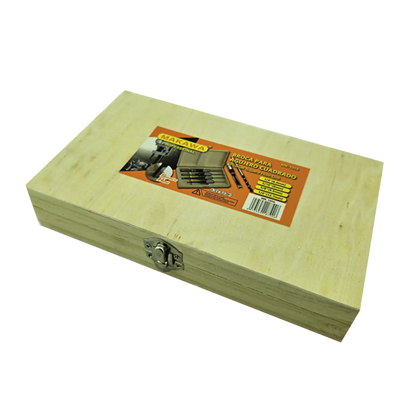 Juego Brocas Agujero Cuadrado Para Madera 4 Piezas Mk-1056 2