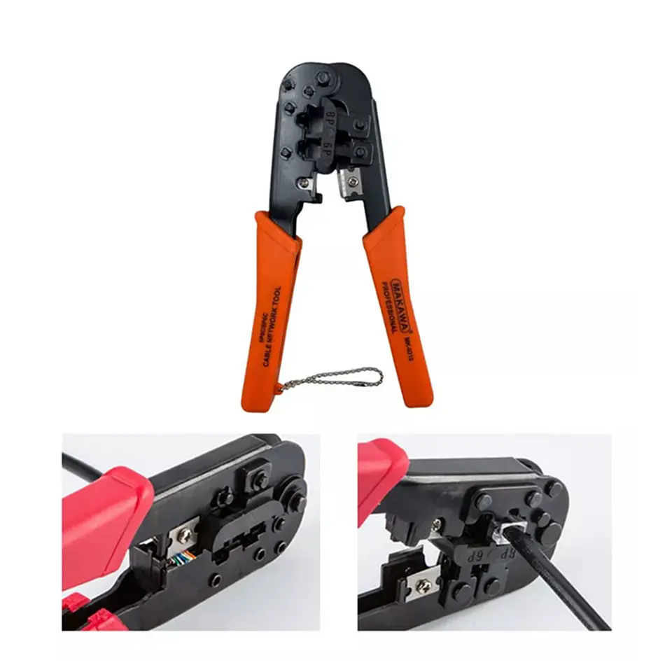 Crimpeadora Alicate Electricista 185mm Makawa Mk-0210 4