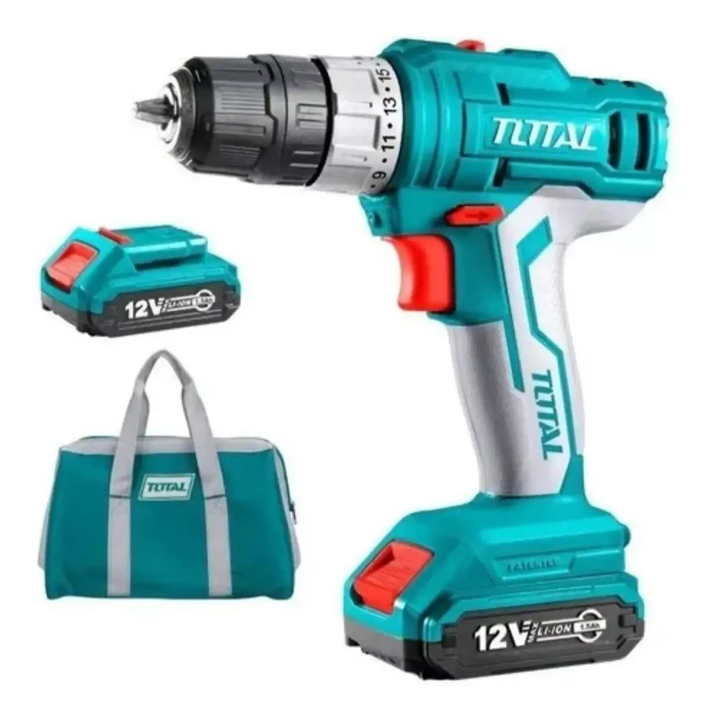Taladro Atornillador Inalambrico 12v 2bat Total Tdli1222 1