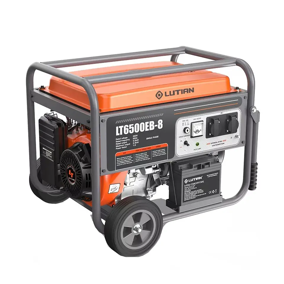 Generador Eléctrico Bencinero 5.5kw Lutian Lt6500eb-8 1