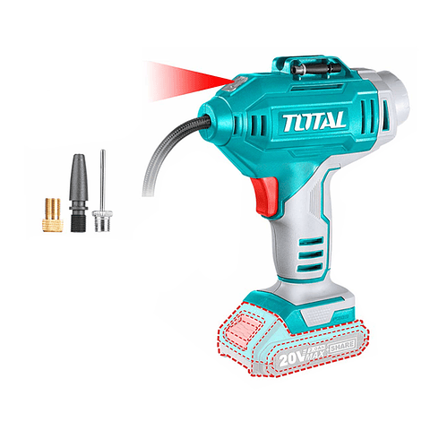 Inflador Compresor Aire Inalámbrico 20v Total Tacli2018