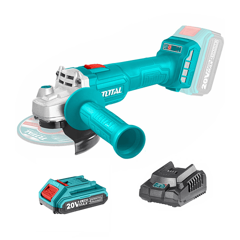 Galletera Esmeril Angular 4 1/2 115mm 20v Bat+ Carg Total