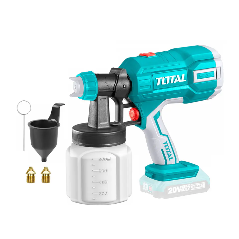 Pistola De Pintura Inalambrica 20v Total Tsgli2003 1