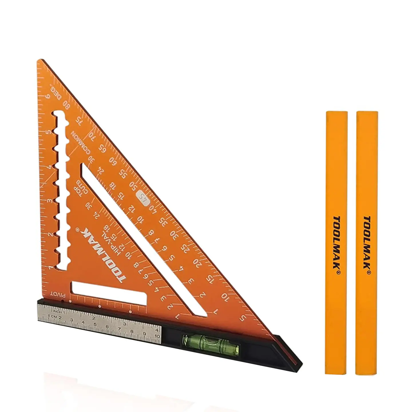 Escuadra De Carpintero Rápida Multifunción 5 Pcs Toolmak 2