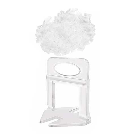 Clips Separador Nivelador De Cerámica 2mm 100 Unds Toolmak