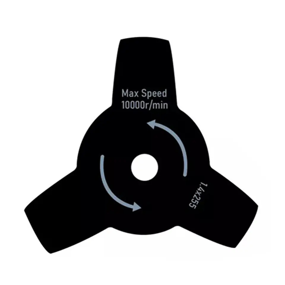 Cuchilla 3 Puntas P/ Desmalezadora 255mm Total 1