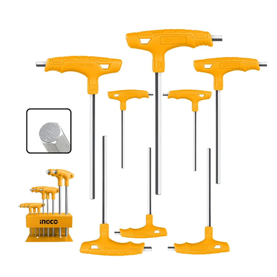 Set Juego Llaves Allen Hexagonal C/mango T 8 Pcs Hhkt80818 3
