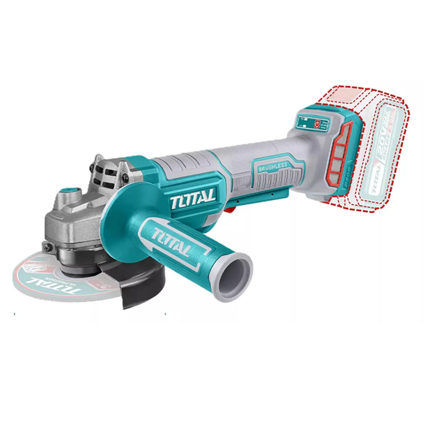 Galletera Esmeril Angular 115mm 20v Total Tagli211156 1