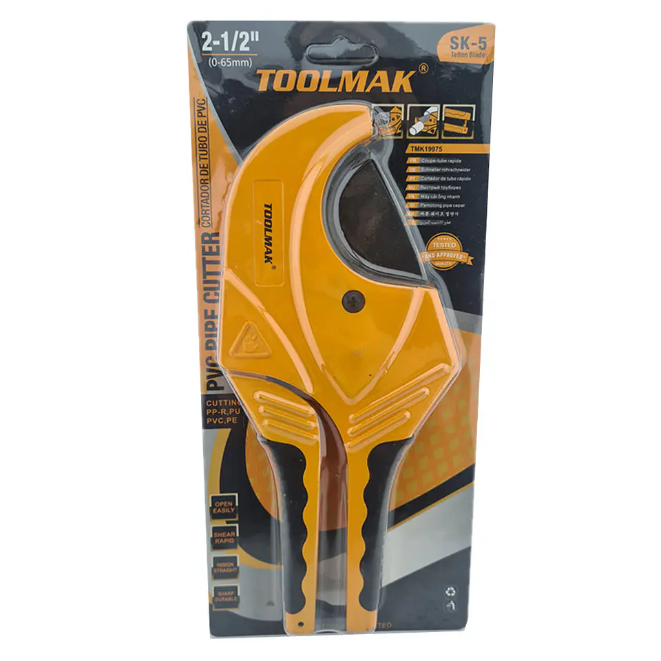 Tijera Cortador De Tubo Pvc Y Plastico 2-1/2 (0-65mm) Tmk19975 2