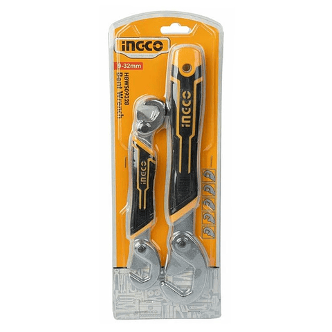 Llaves Tuerca Ajustables Universales 9-32mm Ingco Hbws09328