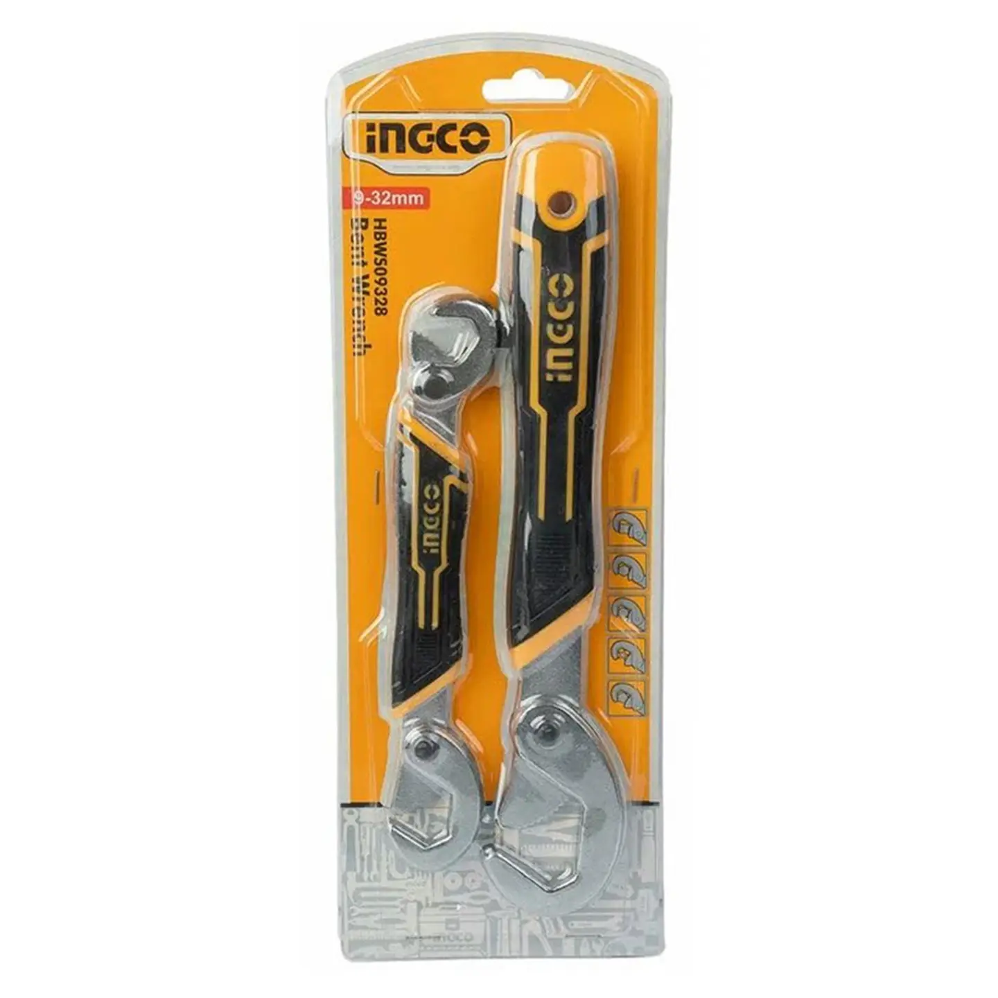 Llaves Tuerca Ajustables Universales 9-32mm Ingco Hbws09328 1