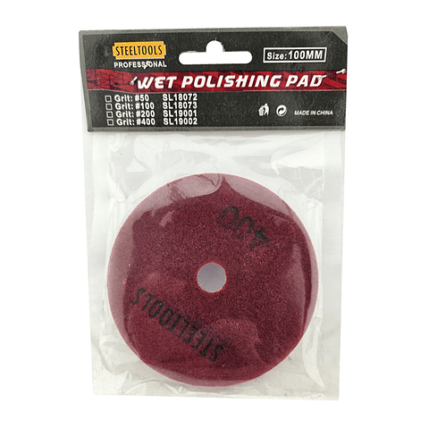 Disco Lija P/ Pulir Marmol Granito 4 Pulgadas Tmk Grano 400