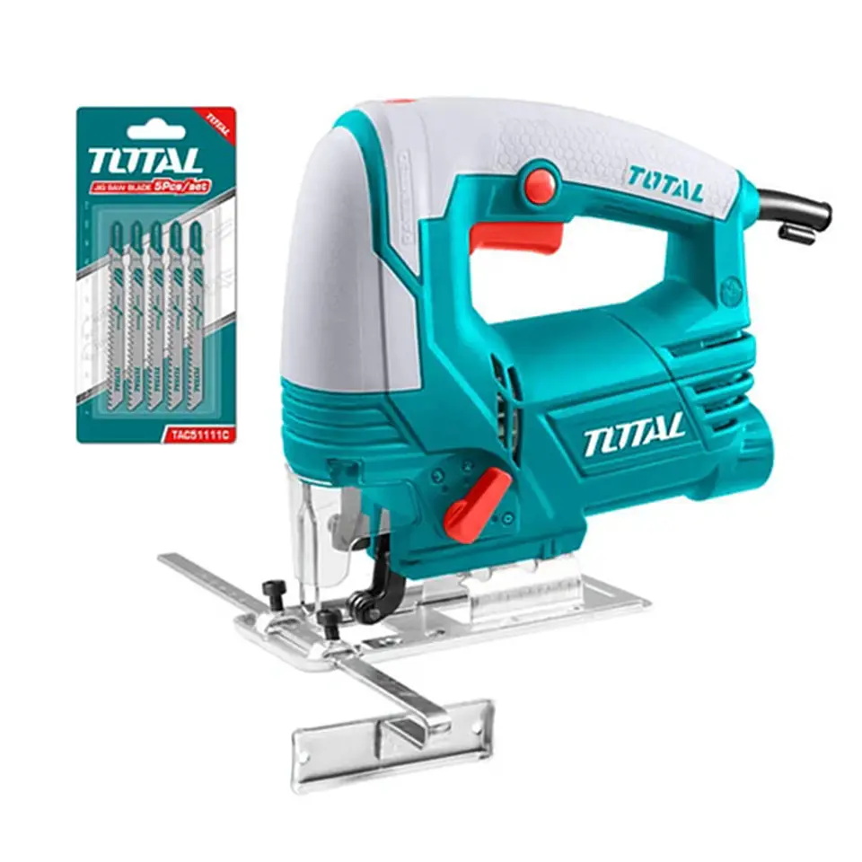 Sierra Caladora 650w, Velocidad Variable C/5 Hojas Total 1