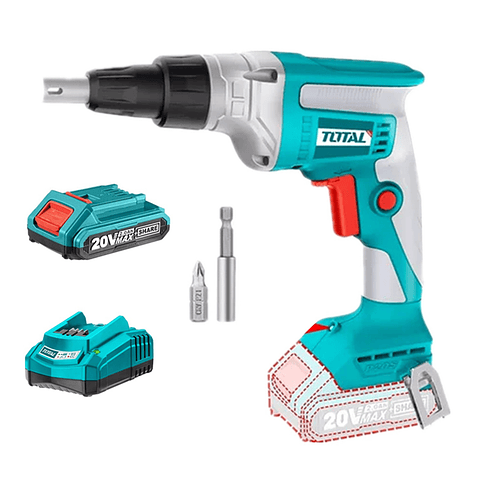 Atornillador Drywall Inalambrico 20v Bat + Cargador Total