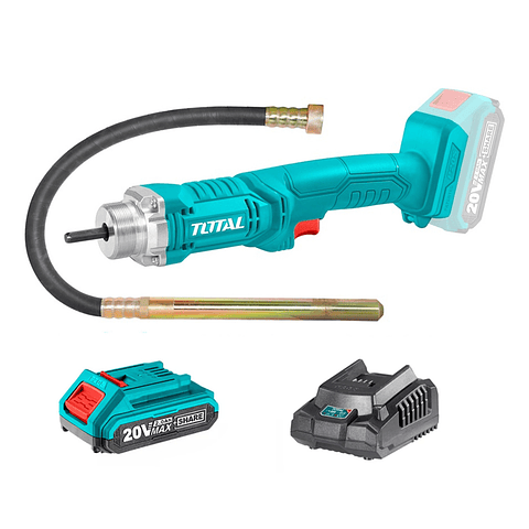 Vibrador Hormigón 20v Sonda Bat+ Carg Total Tcvli2023011   