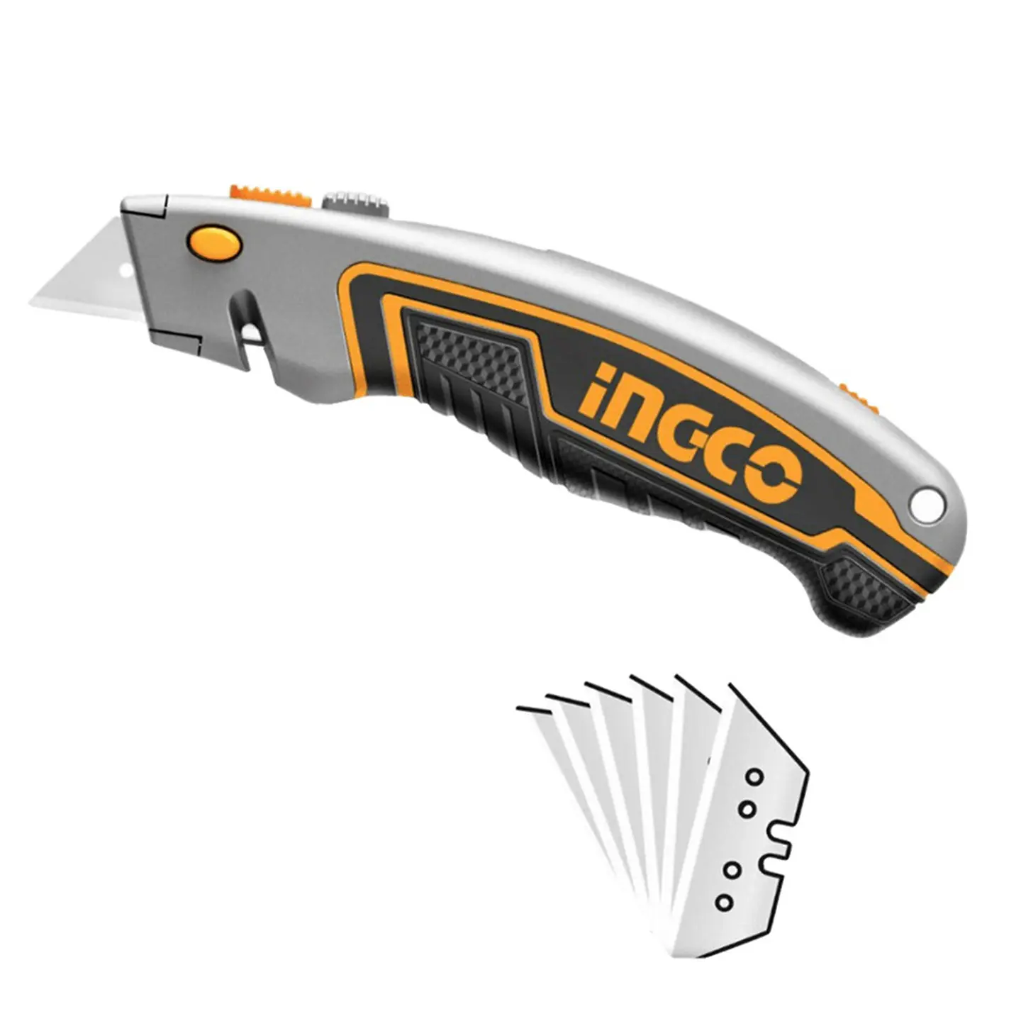 Cuchillo Cartonero Retráctil Ingco Huk6128    1