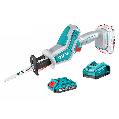 Sierra Sable Inalambrica 20v Bat+ Cargador Total Trsli6506