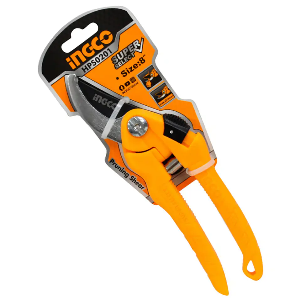 Tijera De Podar Corte Jardin 8 Pulgada (200mm) Ingco Hps0201   1
