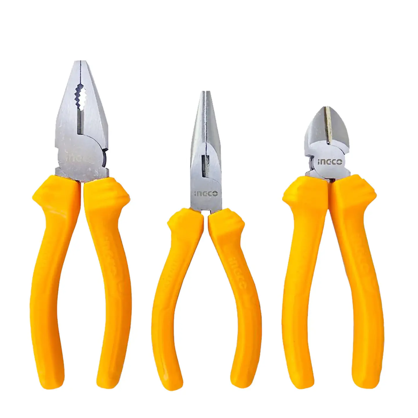 Set De Alicates Universal Combinados 3 Pcs Ingco Hkps08311    1