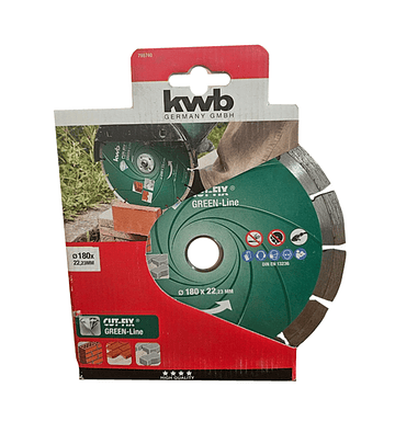 Disco De Corte Diamantado Segmentado 180mm Kwb 798740  