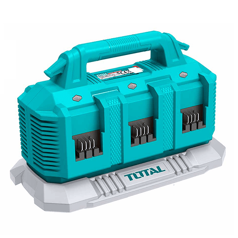 Cargador De Bateria 20v 4ah 6 Puertos Total Tfcli2064  