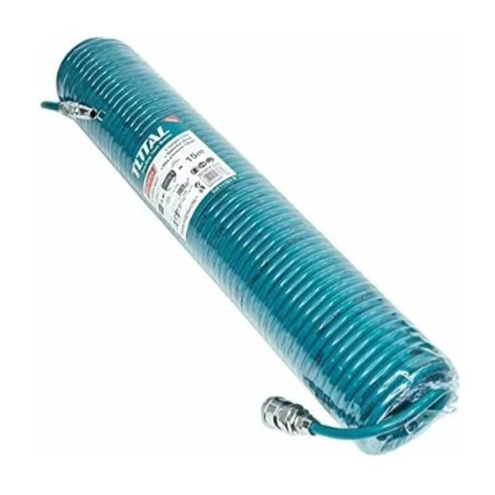 Manguera Espiral P/ Compresor De Aire 15mts 12bar