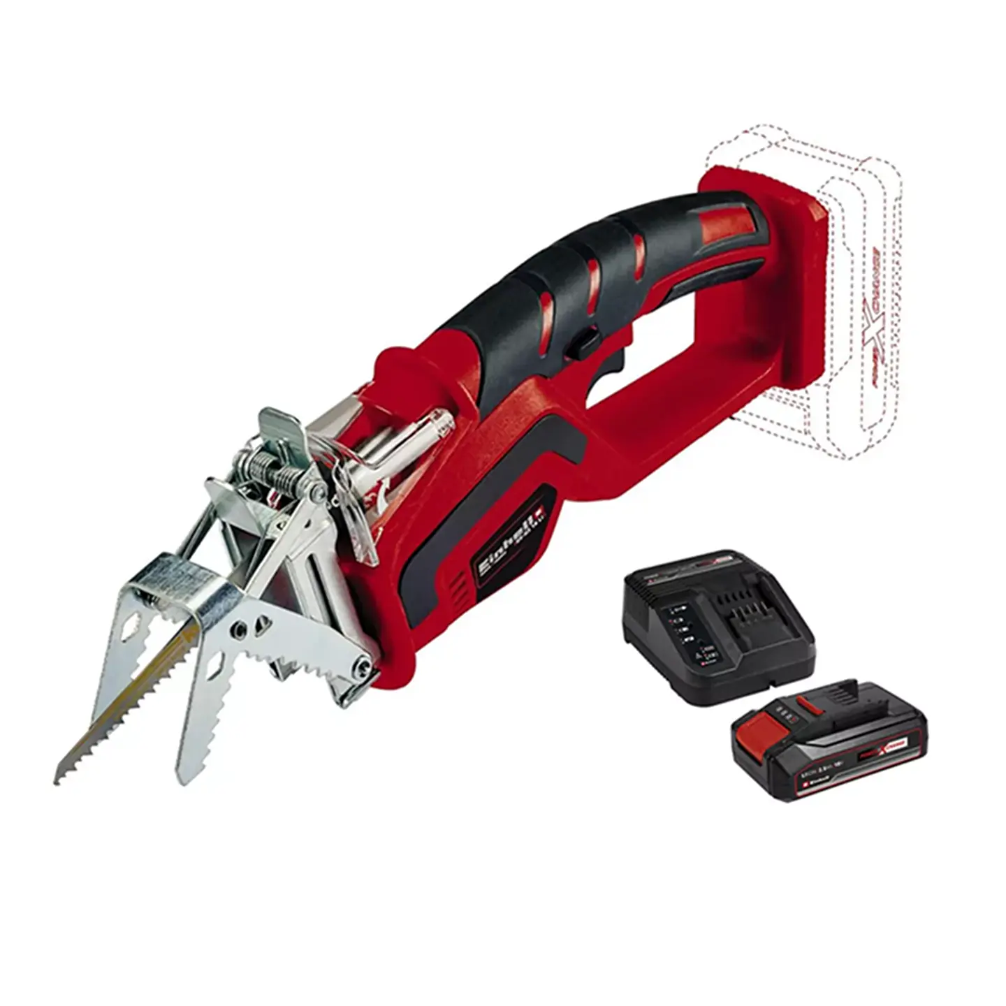 Sierra Sable Podadora Ge-gs 18 Li-solo 18v Bat+ Carg Einhell 1