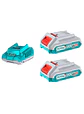 Kit Cargador + 2 Baterias 20v 2ah Total Tfbcpk1222 - Miniatura 1