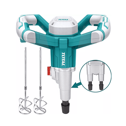 Mezclador Bekron Pintura Cemento 1800w Total Td616006