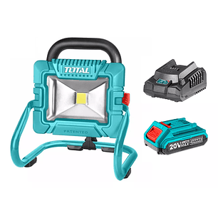 Foco Led Portátil 20v Exterior Bat+ Cargador Total Twli20258