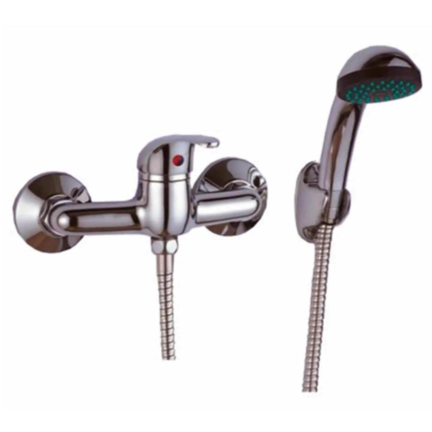 Kit Completo Llave Monomando Ducha Cromada Taumm 1