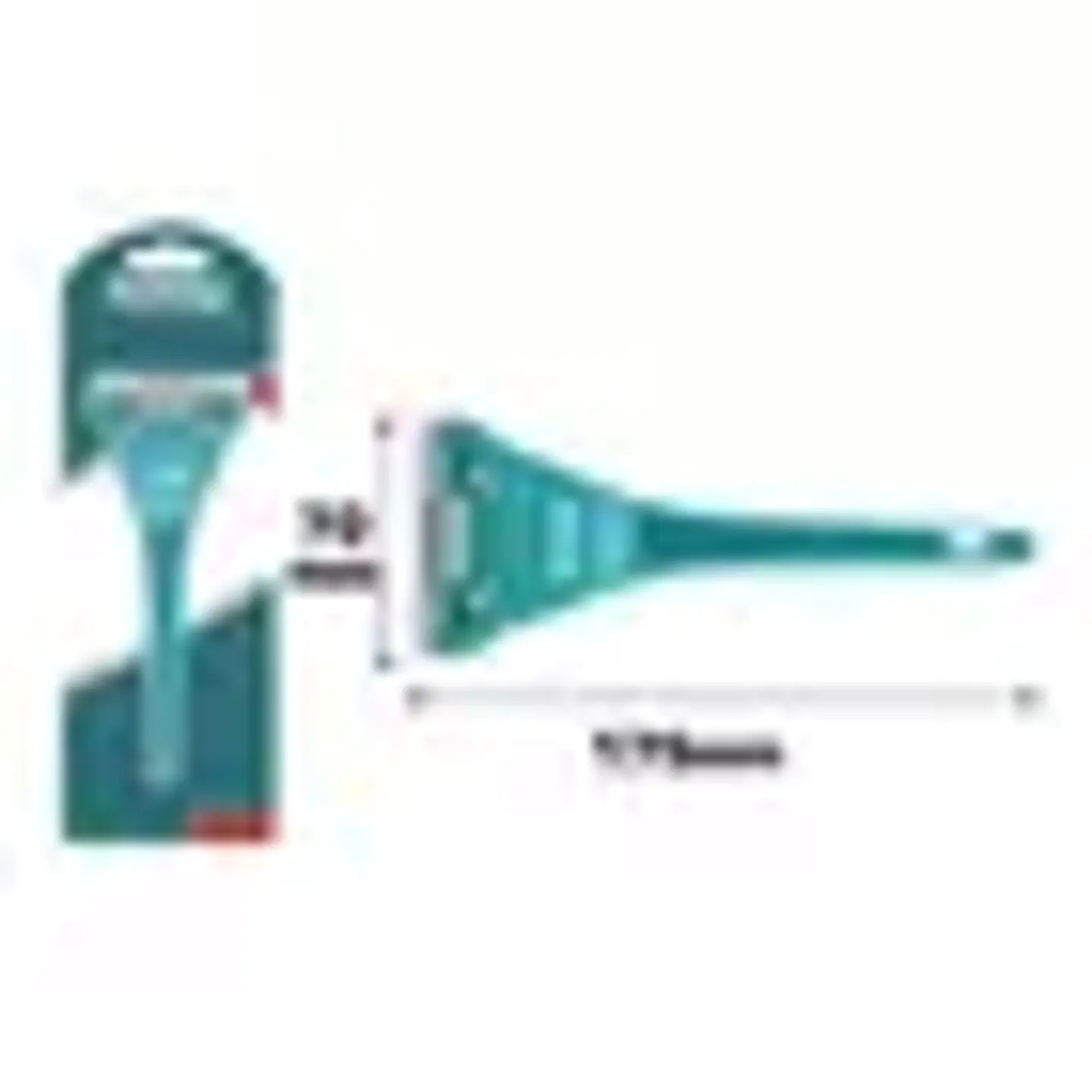 Espátula Raspador De Vidrios 175mm Total Tht181751 2