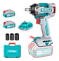 Taladro Pistola Llave Impacto 20v 2bat+ Carg Total Tiwli2050 - Miniatura 1