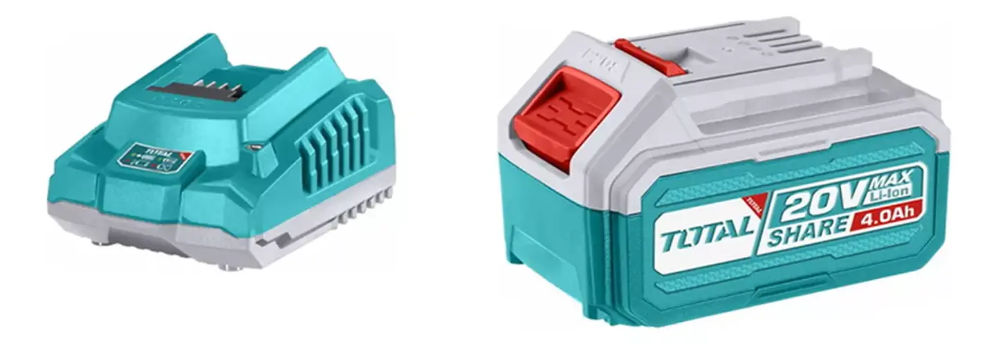 Kit Cargador + Batería 20v 4ah Total Tfbcpk1214 1