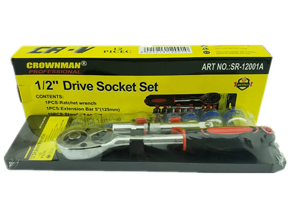 Juegos De Dados 1/2 pulgada 12 Piezas Crownman 1