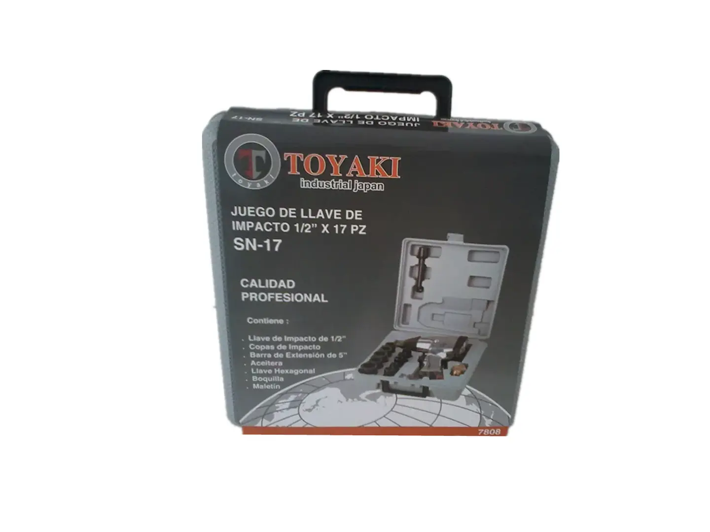 Pistola Neumática De Impacto 1/2 Con Dados/accesorios TOYAKI 4