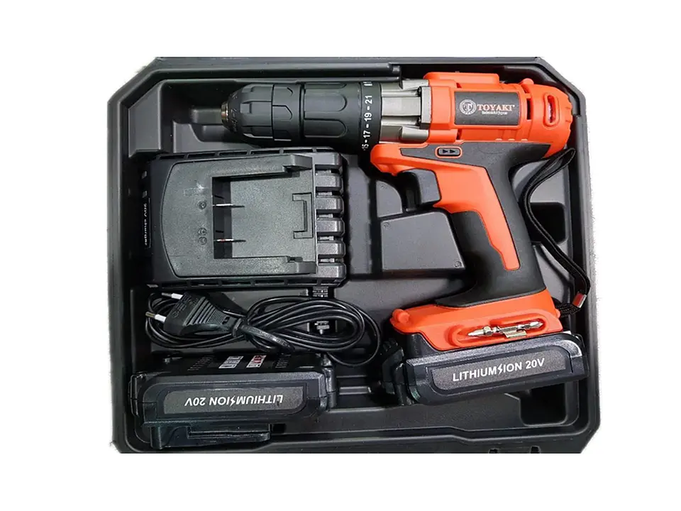 Taladro/atornillador/desatornillador Inalambrico 20v Toyaki 2