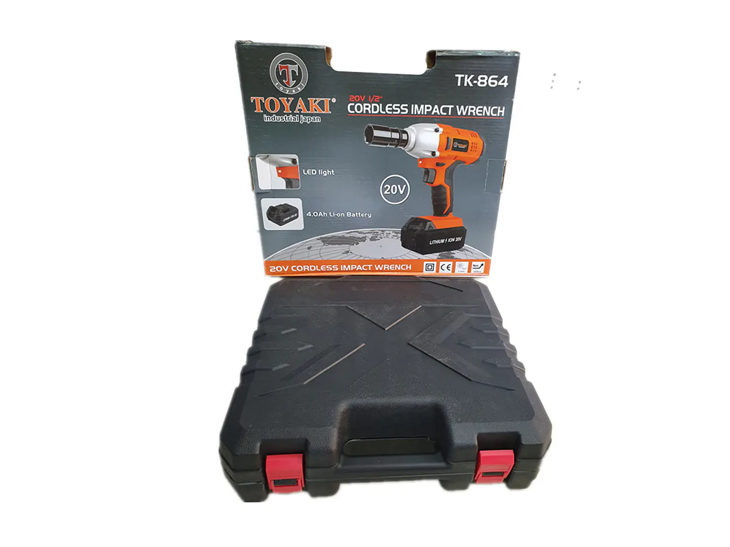 Llave de Impacto Inalámbrico 20v 220 N.m TOYAKI 4