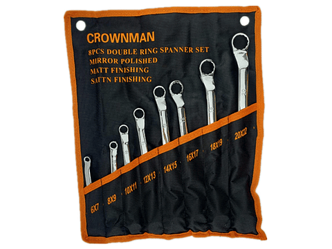 Juego De Llaves Curva Corona 8 Piezas Crownman