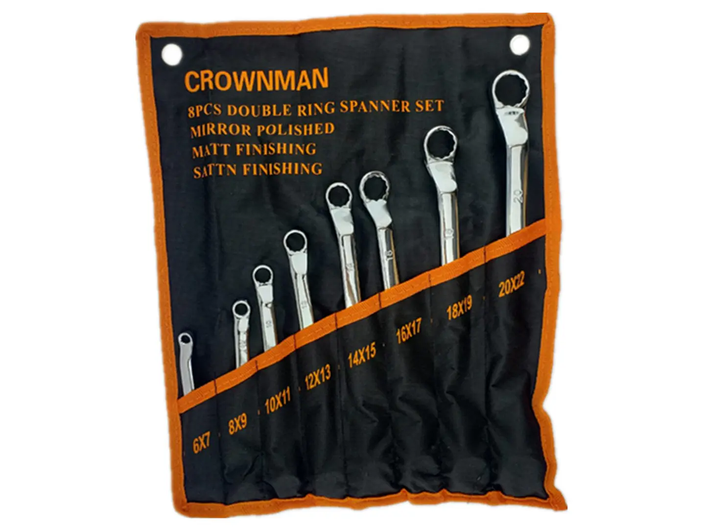 Juego De Llaves Curva Corona 8 Piezas Crownman 1