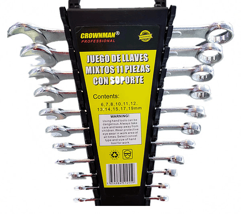 Juego De Llaves Corona 11 Piezas Crownman